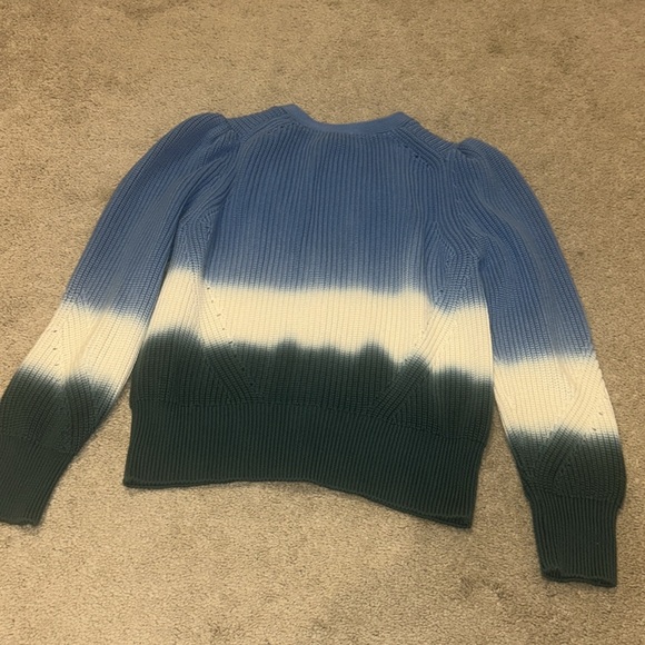 Veronica Beard Perula Ombré Tie Dye Cardigan Sweater Size L - Picture 8 of 8